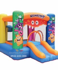 Nhà hơi trượt nước mini cho bé