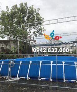 hồ bơi bạt khung kim loại