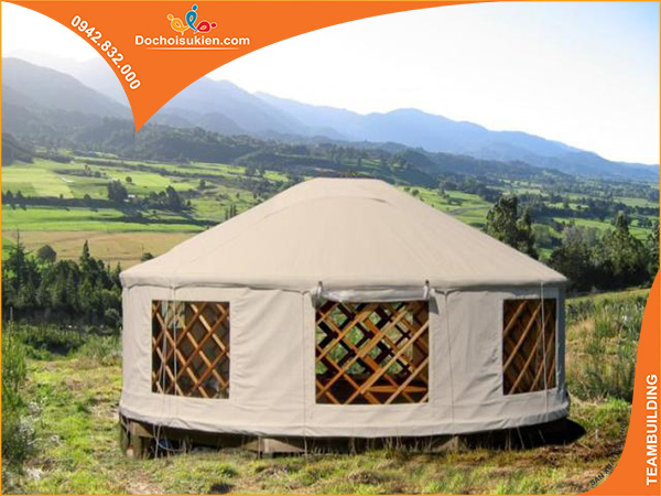 Lều Mông Cổ rất phù hợp cho các khu nghỉ dưỡng