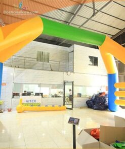 Cổng hơi 4 chân bơm hơi kín