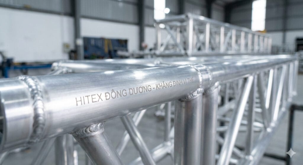 Sản xuất khung rạp sự kiện hitex đông dương (1)